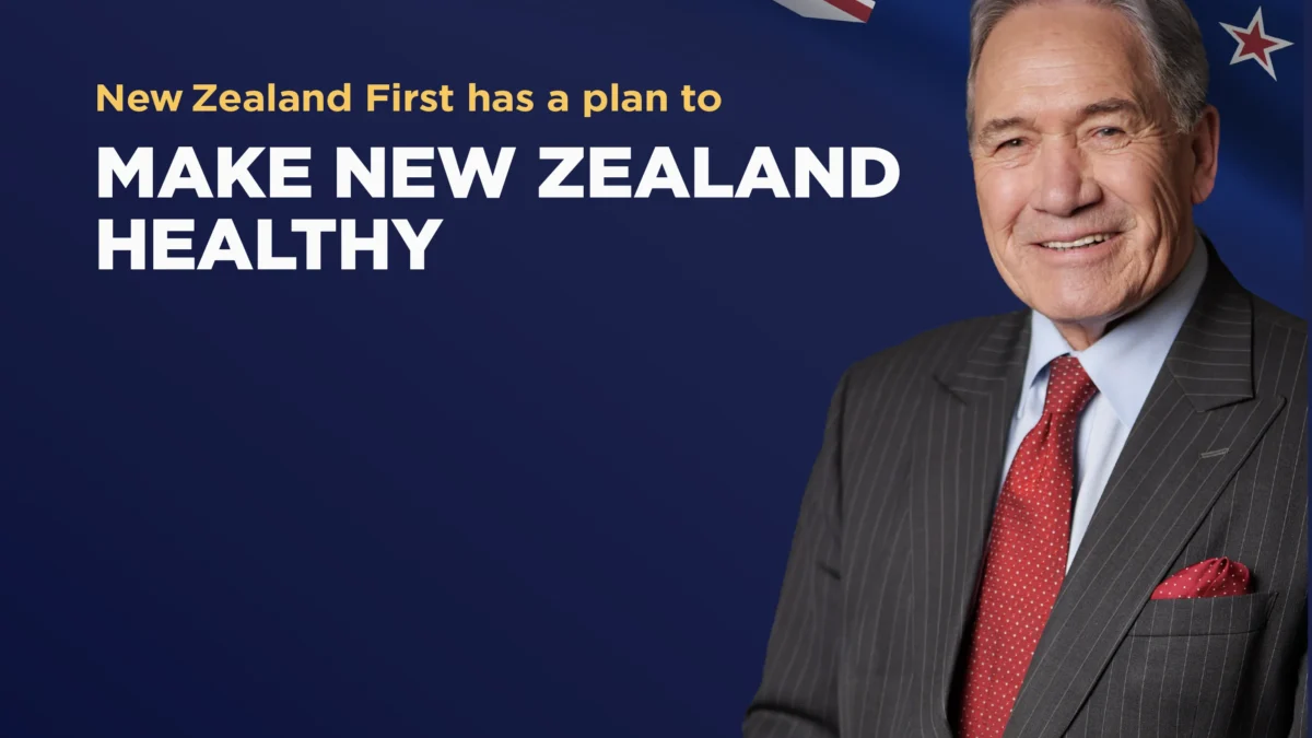 NZFirst has a plan to make NZ Healthy